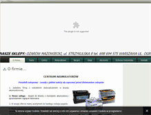 Tablet Screenshot of centrumakumulatorow.com.pl